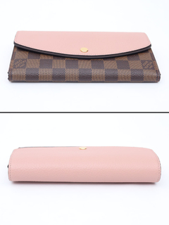 Carteira Louis Vuitton Pink Damier Normandy - comprar online