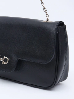Bolsa Salvatore Ferragamo Saffiano Flap - Paris Brechó