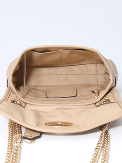 Bolsa Coach Chain Turn Lock Flap