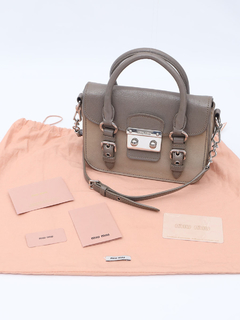 Bolsa Miu Miu Bicolore Push Lock Flap