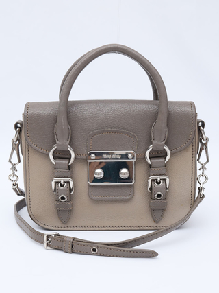 Bolsa Miu Miu Bicolore Push Lock Flap