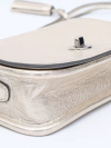 Imagem do Bolsa Coach Turn Lock Flap Crossbody Silver