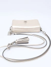 Bolsa Coach Turn Lock Flap Crossbody Silver - comprar online