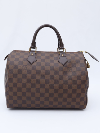 Bolsa Louis Vuitton Speedy 30 Damier Ébène