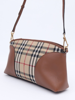 Burberry Haymarket Check Coated Crossbody na internet