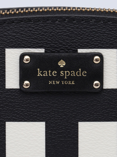 Bolsa Kate Spade Preta e Branca Crossbody - Paris Brechó
