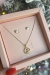 Conjunto sereia cravejado banhado em ouro 18k
