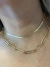 Choker fita banhada - loja online