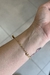 Pulseira placa gratidão banhado em ouro 18k - comprar online