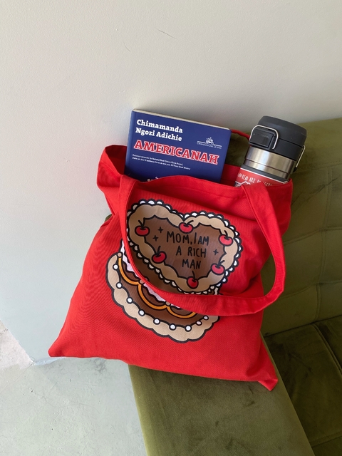 Tote Bag Mom, I Am A Rich Man
