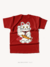 Camiseta Lucky - Vermelha - frente & costas
