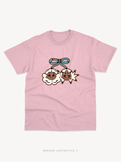 Camiseta Crying Twins - Rosa - comprar online