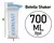 SHAKER EVERLAST 700 ML - Suplementosdeportivoscba