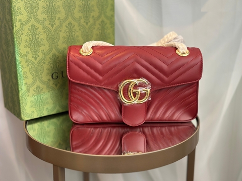 Bolsa GG Marmont Rosso Ancora