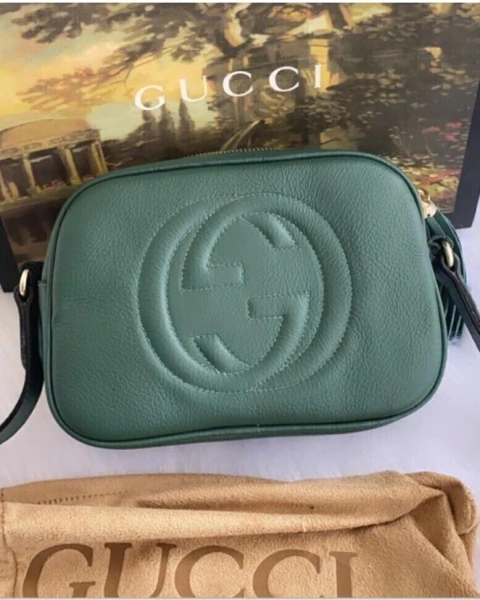 Bolsa Couro Soho Disco