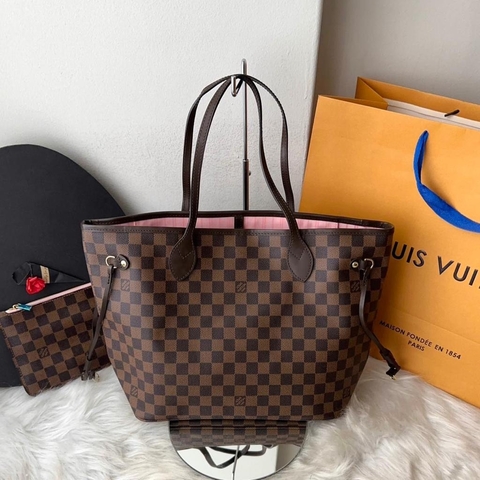 Bolsa Neverfull Ébène Rose