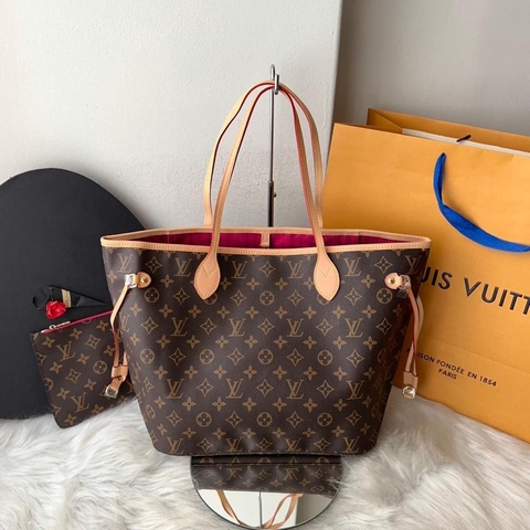 Bolsa Neverfull Monogram Pivoine