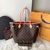 Bolsa Neverfull Monogram Pivoine
