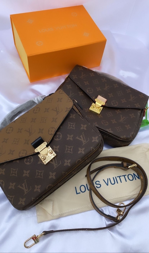 Bolsa Pochette Couro Metis