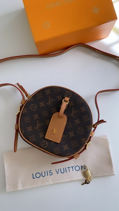 Bolsa Couro Boite Chapeau Souple