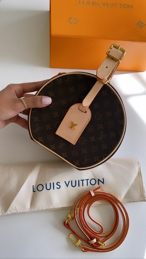 Bolsa Couro Boite Chapeau