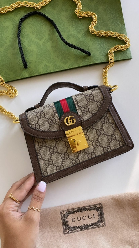 Bolsa Couro Ophidia Mini