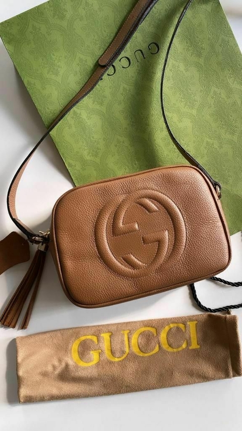 Bolsa Couro Soho Disco