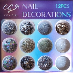 Glitter Decoración de Uñas City Girl - comprar online