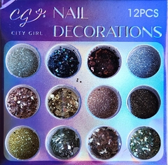Glitter Decoración de Uñas City Girl - comprar online