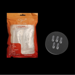Tips Soft Gel Coffin City Girl 600 unidades - comprar online