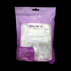 Tips Soft gel Cuadrados City Girl 600 u