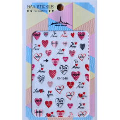 Sticker Corazones Amor