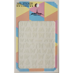 Sticker Mariposas blancas 1291