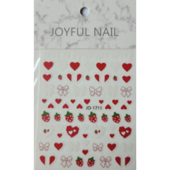 Corazones Frutillas Moños JO 1711