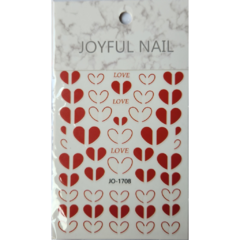 Sticker corazones JO 1708