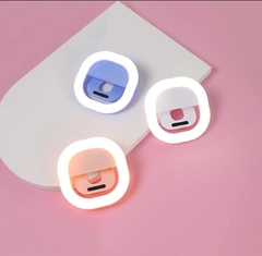Aro Luz para Selfies Celulares Tablets Notebooks Recargable USB Múltiples funciones