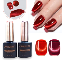 Esmaltes semi Rojos Charm Limit línea Christmas