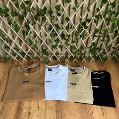 CAMISETA HUGO BOSS DETALHES EM NUDE - NUDE na internet