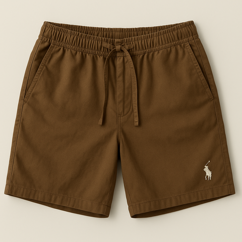 BERMUDA MAURICINHO RALPH LAUREN SIMBOLO BEGE - MARROM - comprar online