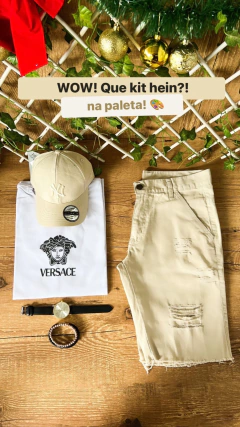 BERMUDA DESTROYED - BEGE - comprar online