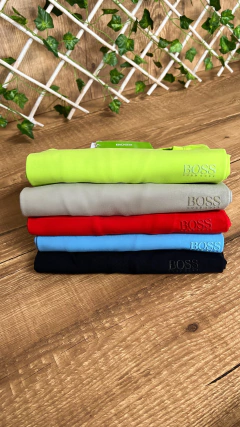CAMISETA HUGO BOSS BASIC - TOTAL BLUE - loja online