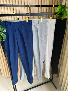 CALÇA ALFAIATARIA ITALIANA - AZUL MARINHO - loja online