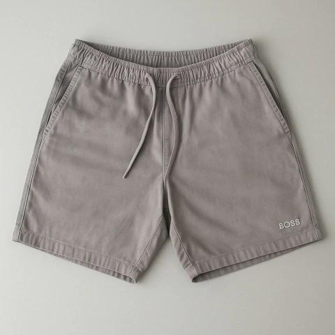 BERMUDA MAURICINHO HUGO BOSS SIMBOLO BOSS - CINZA - comprar online