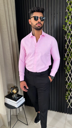 CAMISA SOCIAL HUGO BOSS - ROSA