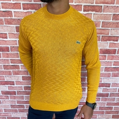 SUÉTER LACOSTE TRICOT - MOSTARDA