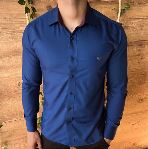 CAMISA SOCIAL DUDALINA - AZUL MARINHO