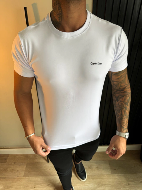 CAMISETA CALVIN KLEIN BASIC NEW - BRANCA