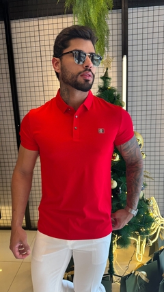 GOLA POLO BOSS PREMIUM - VERMELHA na internet