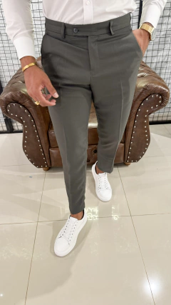 CALÇA ALFAIATARIA ITALIANA - CHUMBO