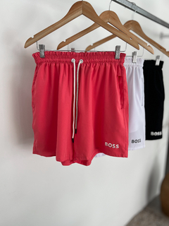 BERMUDA MODA PRAIA HUGO BOSS BASIC - ROSE